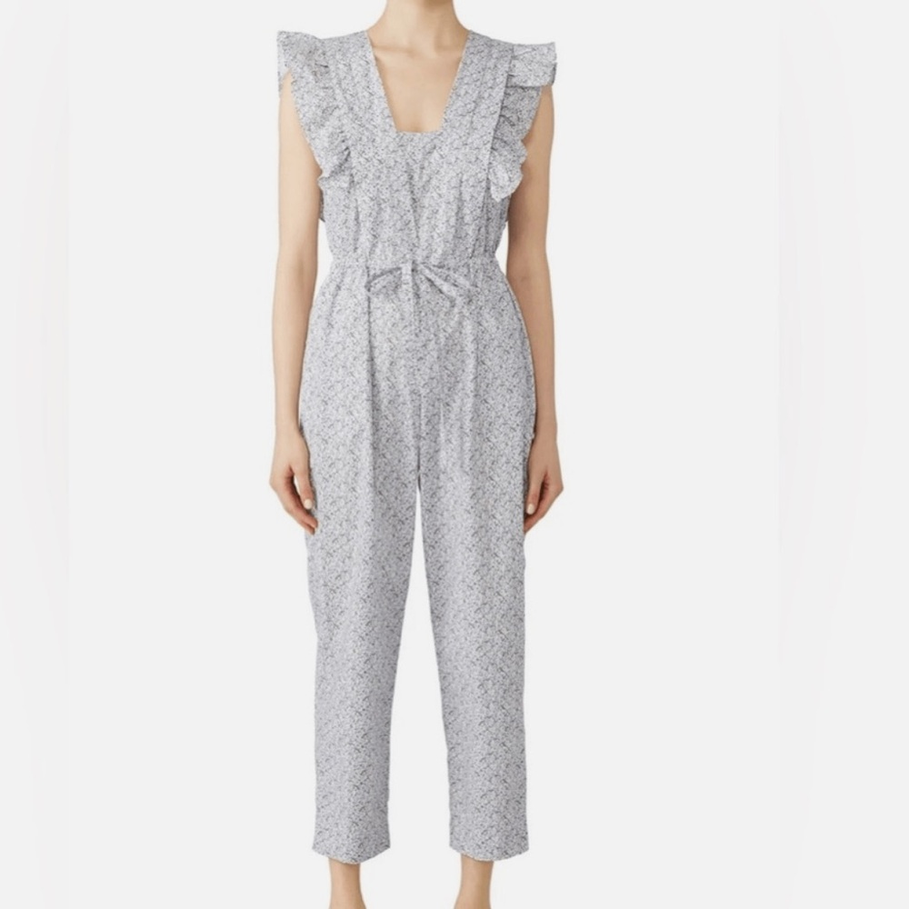 La Vie Rebecca Taylor Meadow Floral Jumpsuit Sz XS